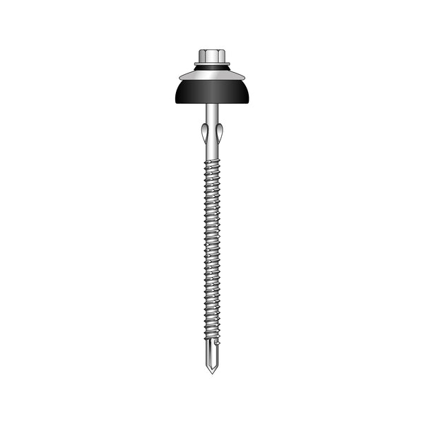 110mm Fibre Cement to Heavy Metal Sections Tek Screws (Pack of 100)