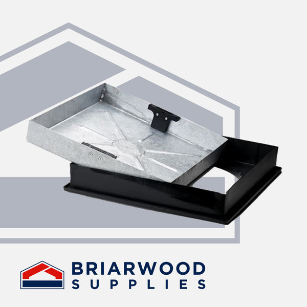 Recessed Square Cover for 450mm Dia Chamber - Briarwood Supplies