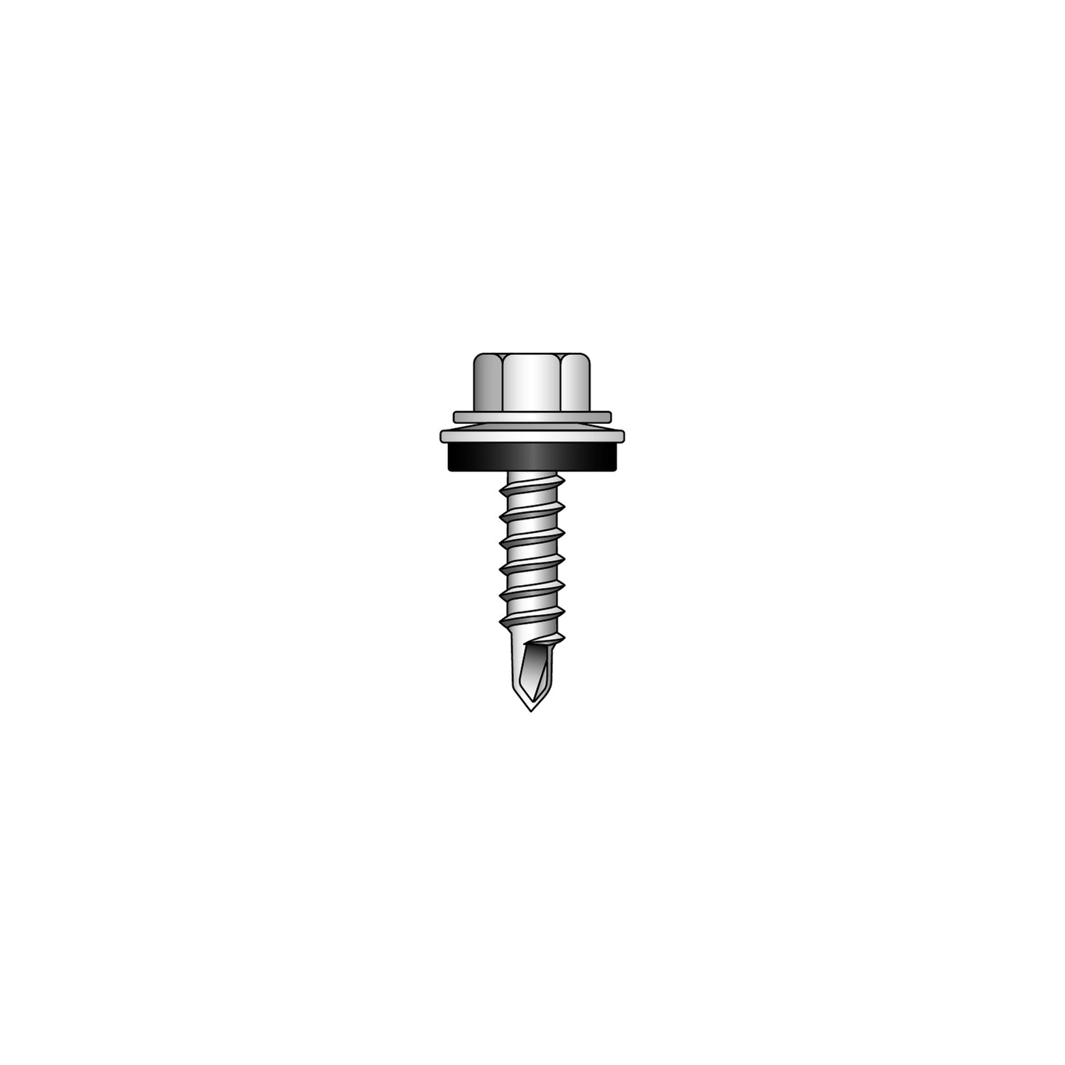 Metal Flashing Stitching Fixings 6.5x22mm (Pack of 100)