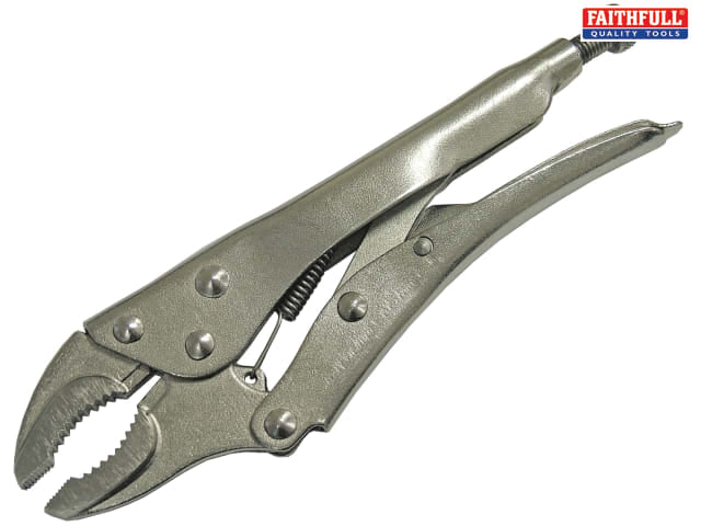 Locking Plier 230mm / 9in Curved Jaw - Briarwood Supplies