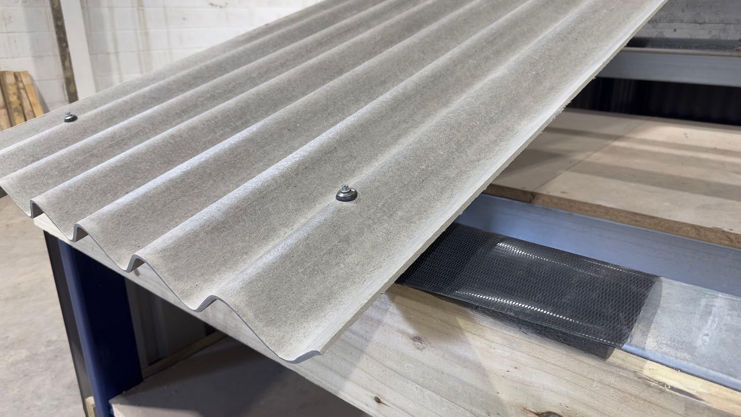 Fibre Cement Roof Spaced Sheet Big 6 Natural Grey