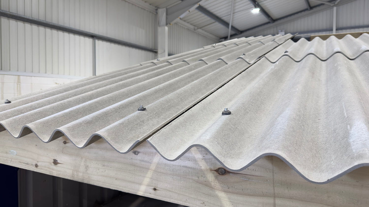 Fibre Cement Roof Spaced Sheet Big 6 Natural Grey