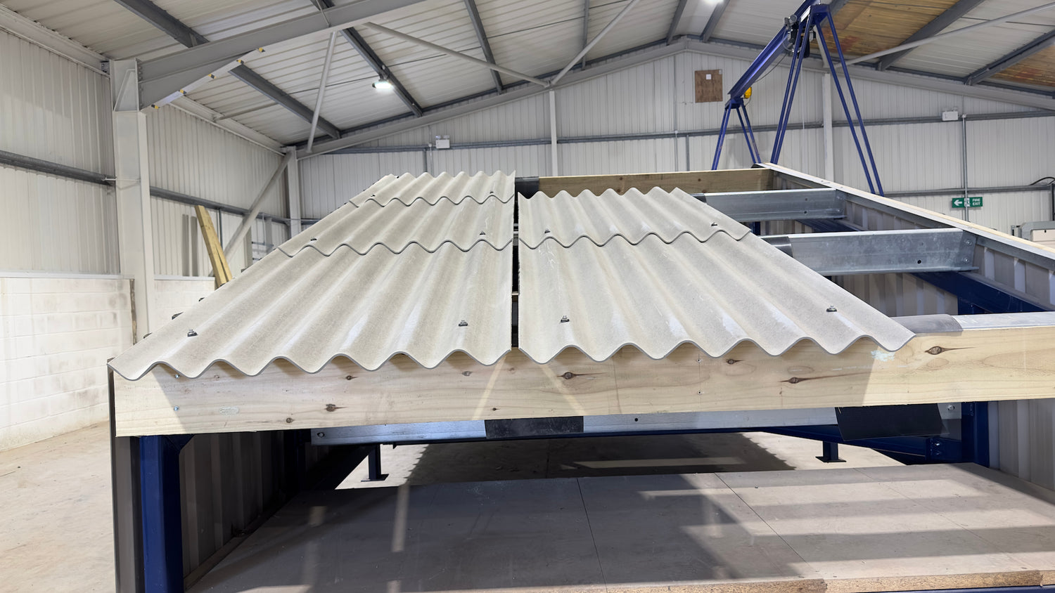 Fibre Cement Roof Spaced Sheet Big 6 Natural Grey