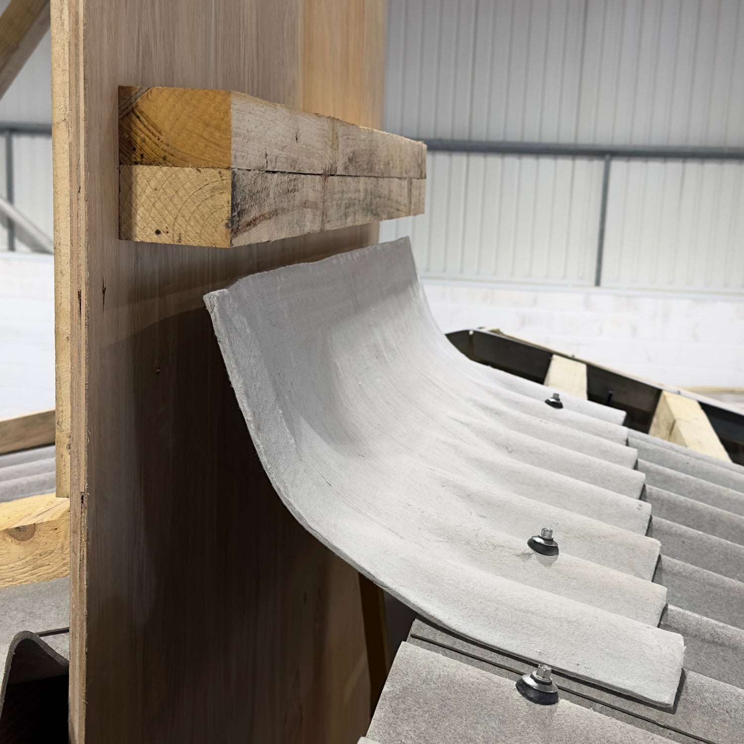 Apron Flashing Fibre Cement for Big 6 Natural Grey