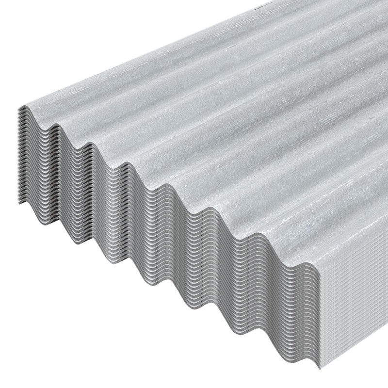 B-grade Big 6 Fibre Cement Roof Sheets Natural Grey