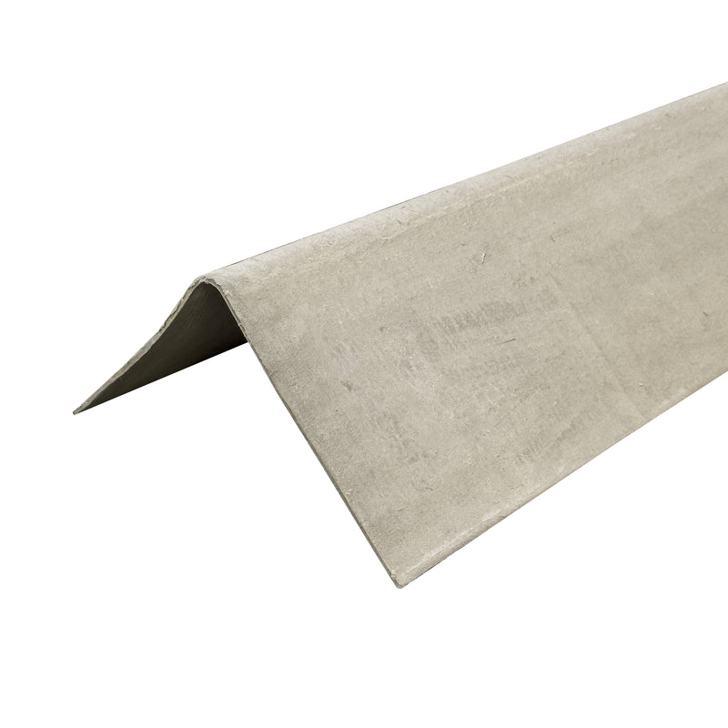 Plain Wing Fibre Cement Barge Natural Grey