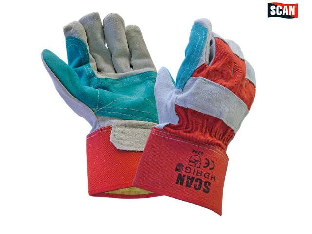 Rigger Gloves Leather Heavy Duty - Briarwood Supplies