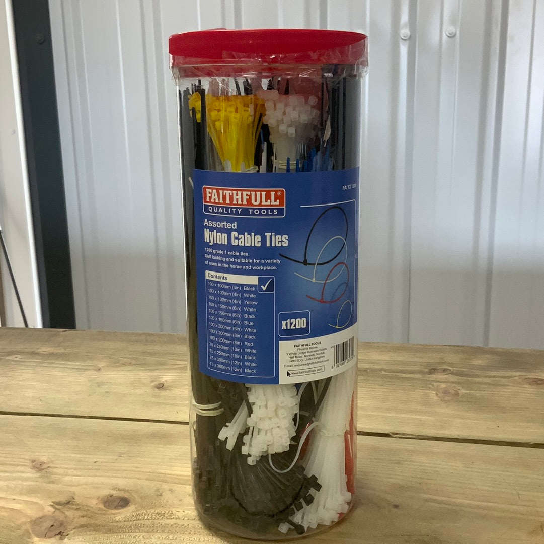 Assorted Nylon Cable Ties - Briarwood Supplies